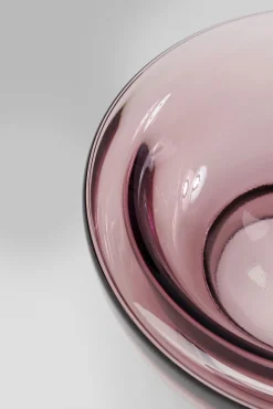Discount KARE Design Wazon szklany w kolorze różowym okrągły Ø20x11 cm - KARE