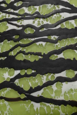 New KARE Design Wazon szklany zielono-czarny do salonu 27 cm - KARE