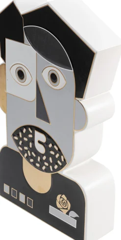 Sale KARE Design Wazon twarz abstrakcyjna 25x43 cm dolomit - KARE