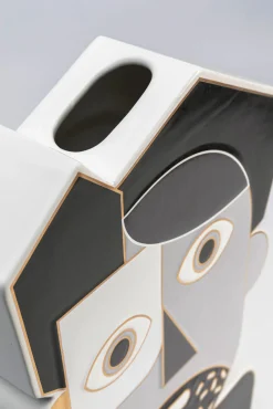 Sale KARE Design Wazon twarz abstrakcyjna 25x43 cm dolomit - KARE