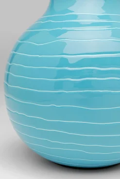 Best KARE Design Wazon w kolorze niebieskim stal emaliowana Ø19x31 cm - KARE