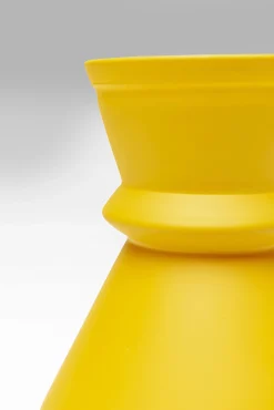 Hot KARE Design Wazon w kolorze żółtym szkło z recyklingu Ø16x30 cm - KARE
