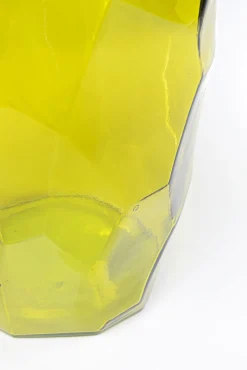 Fashion KARE Design Wazon wysoki ze szkła z recyklingu zielony 27x75 cm - KARE