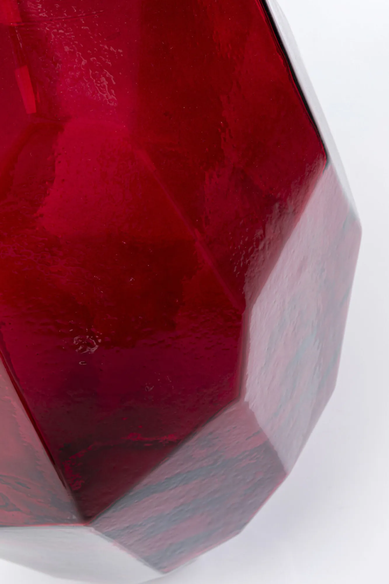 Hot KARE Design Wazon wysoki ze szkła z recyklingu różowy 20x59 cm - KARE