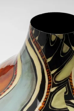 Hot KARE Design Wazon z aluminium kolorowe wzory Ø25x27 cm - KARE