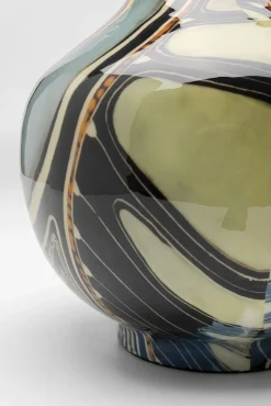 Hot KARE Design Wazon z aluminium kolorowe wzory Ø25x27 cm - KARE