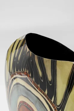 New KARE Design Wazon z aluminium kolorowe wzory 25x31 cm - KARE