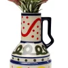Hot KARE Design Wazon z ceramiki boho kolorowe wzory Ø13x25 cm - KARE