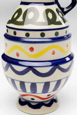 Hot KARE Design Wazon z ceramiki boho kolorowe wzory Ø13x25 cm - KARE