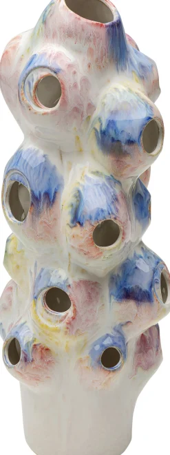 Online KARE Design Wazon z kamionki kolorowy ręczne wykonanie 15x39 cm - KARE