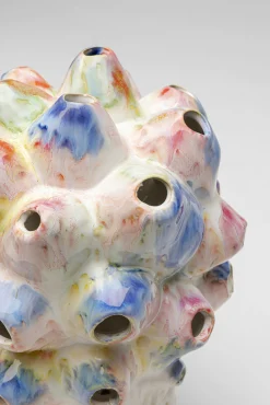 Fashion KARE Design Wazon z kamionki kolorowy ręczne wykonanie 23x33 cm - KARE