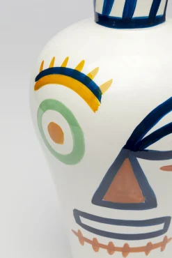 Discount KARE Design Wazon z porcelany kolorowy dwie twarze Ø21x44 cm - KARE