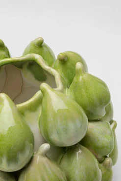 Best KARE Design Wazon zielony kamionkowy figa Ø18x15 cm - KARE