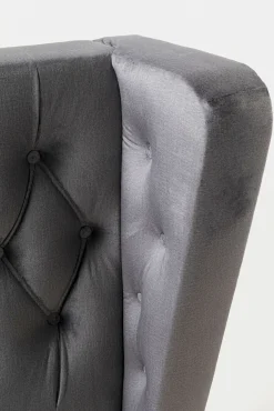 Fashion KARE Design Wezgłowie Benito Moon 190x115 cm szare - KARE