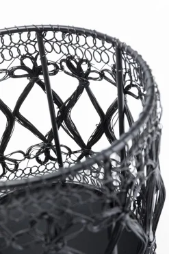 Best KARE Design Świecznik Hayat Ø14x15 cm czarny - KARE