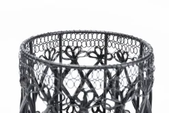 Best KARE Design Świecznik Hayat Ø14x15 cm czarny - KARE