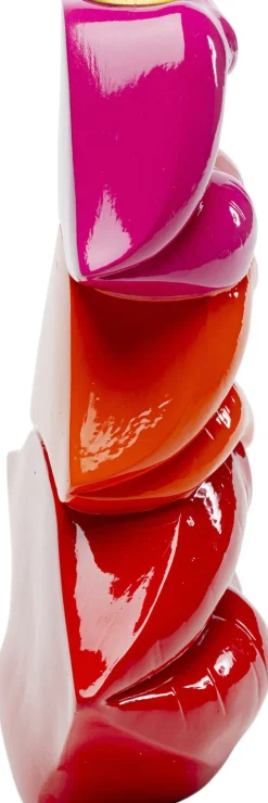 New KARE Design Świecznik kolorowy nowoczesny usta 17x21 cm - KARE