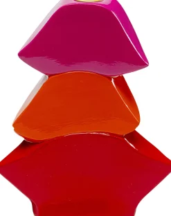 New KARE Design Świecznik kolorowy nowoczesny usta 17x21 cm - KARE