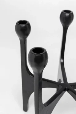 Sale KARE Design Świecznik na 5 świec loft czarny aluminium 26x31 cm - KARE