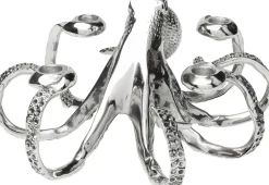 New KARE Design Świecznik Octopus 30x15 cm srebrny - KARE