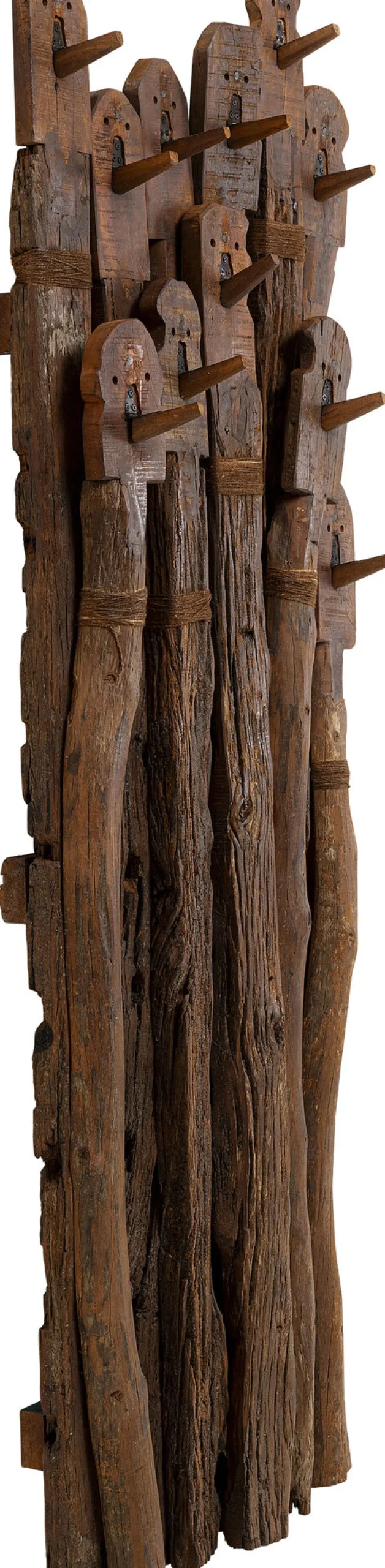 Sale KARE Design Wieszak ścienny drewno z recyklingu 65x180 cm - KARE