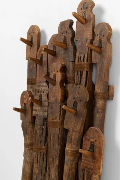 Sale KARE Design Wieszak ścienny drewno z recyklingu 65x180 cm - KARE