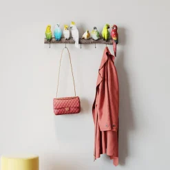 Fashion KARE Design Wieszak ścienny Exotic Birds 54x24 cm kolorowy - KARE