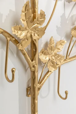 Sale KARE Design Wieszak ścienny Leafline 93x158 cm złoty - KARE