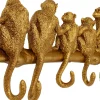 Sale KARE Design Wieszak ścienny Monkey Hook 70x22 cm złoty - KARE