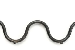 Discount KARE Design Wieszak ścienny Snake 73x11 cm czarny - KARE