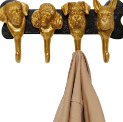 Online KARE Design Wieszak Dog Family złoty 31cm - KARE