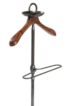 Clearance KARE Design Wieszak stojący Cosmopolitan 54x122 cm drewniano-czarny - KARE