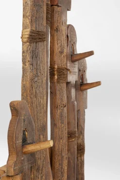 Sale KARE Design Wieszak stojący drewno z recyklingu 75x220 cm - KARE