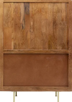 Outlet KARE Design Witryna Grace 100x145 cm drewno mango - blat marmur - KARE