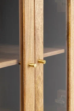 Outlet KARE Design Witryna Grace 100x145 cm drewno mango - blat marmur - KARE