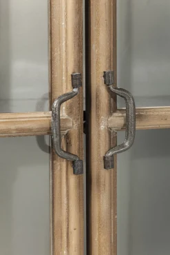 Hot KARE Design Witryna Kontor 187x97 cm szaro-drewniana - KARE