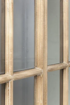 Hot KARE Design Witryna Kontor 187x97 cm szaro-drewniana - KARE