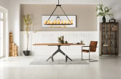 Hot KARE Design Witryna Kontor 187x97 cm szaro-drewniana - KARE