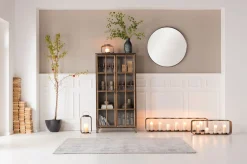 Hot KARE Design Witryna Kontor 187x97 cm szaro-drewniana - KARE