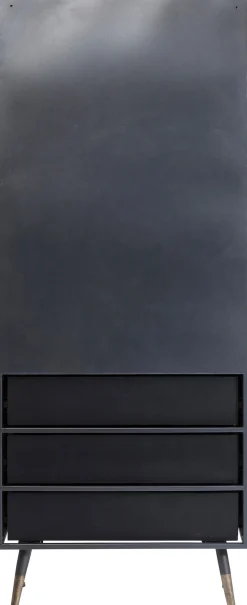 Clearance KARE Design Witryna La Gomera 72x182 cm grafitowa - KARE