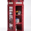 New KARE Design Witryna London Telephone 140x53 cm czerwona - KARE