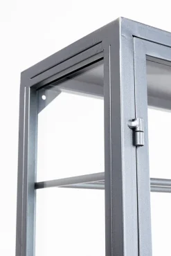 Best KARE Design Witryna na wina loft 2-drzwiowa stal i szkło 75x180 cm - KARE