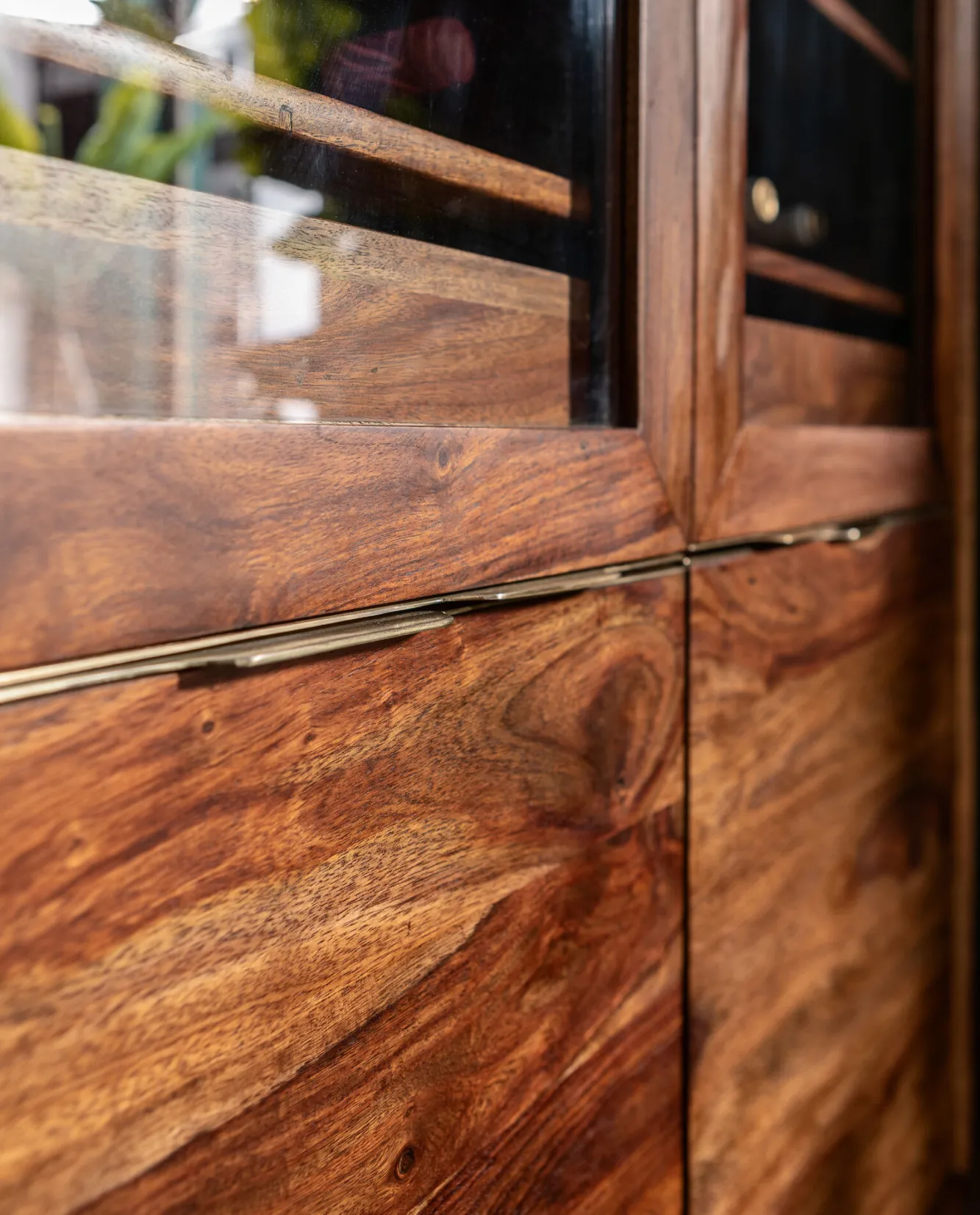 Outlet KARE Design Witryna Ravello 100x140 cm mango brązowa - KARE