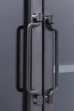 Fashion KARE Design Witryna Refugio 60x156 cm antracytowa - KARE