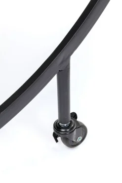 Outlet KARE Design Wózek barowy Loft 74x85 cm czarny półki szklane - KARE