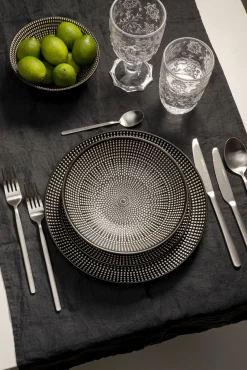 Hot KARE Design Zastawa stołowa Tokyo 12 el. czarno-biała - KARE