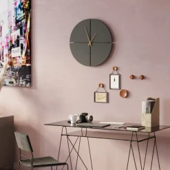 Sale KARE Design Zegar ścienny Andrea Ø60 cm czarny - KARE