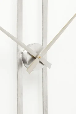 Outlet KARE Design Zegar ścienny Clip Ø60cm srebrny - KARE