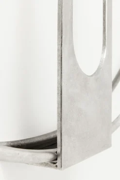 Outlet KARE Design Zegar ścienny Clip Ø60cm srebrny - KARE