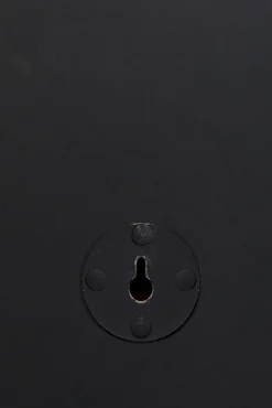 Fashion KARE Design Zegar ścienny kwadratowy czarno-złoty 92x92 cm - KARE